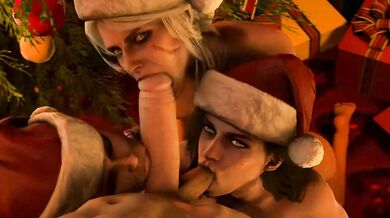 Unwrap Geralt's Gift: A Sexy Snowman Handjob