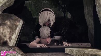 Pounding 2B's Tight Pussy with 9S - Lucky Break