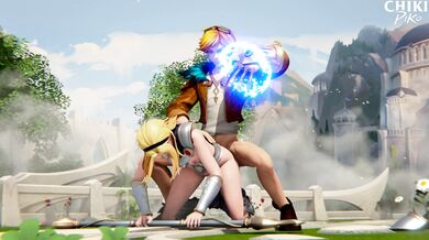 Ezreal's Rear Entry with Lux