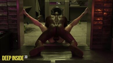 Claire's Wet Anus Exposed in 3D