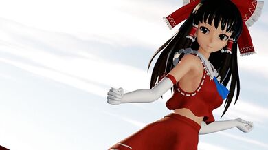 Reimu's Nude Sunbathing