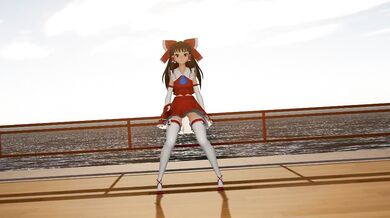 Reimu's Nude Sunbathing