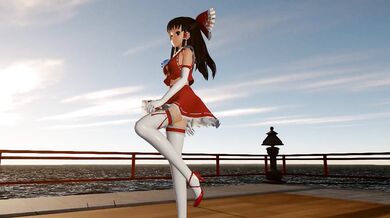 Reimu's Nude Sunbathing
