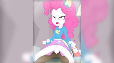 Dildo-riding Pinkie's Tight Asshole