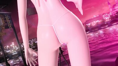 Female Protagonist Rin Enjoys Threesome with Mega39's Modified Body and Retro Nostalgia in 'Project Diva'
