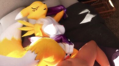 Goldenrod City's Mossdeep Space Center Renamon Trainer School, Hentai Style!