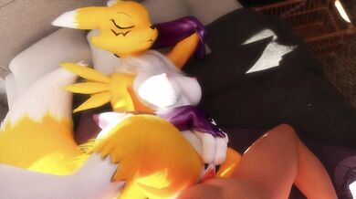 Goldenrod City's Mossdeep Space Center Renamon Trainer School, Hentai Style!