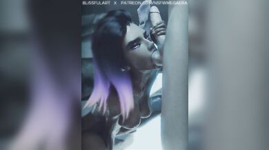 - Sombra's Ball Sucking & Handjob Session