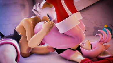 Fucking Rouge & Amy in 'Black Jr XIII'