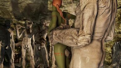 Stretched Elf Girl Fucked by Giants in Skyrim