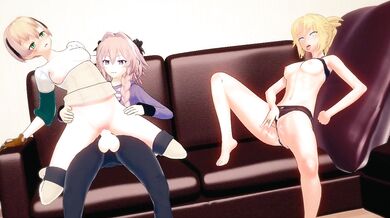 Sharing Mordred's Cock - A Porn Parody