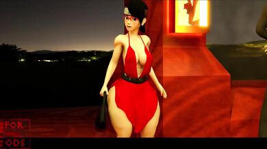 Slutty Sara's Big Breasts Bounce in 'For A Few Cocks More 3' for Huge Godly Dicks