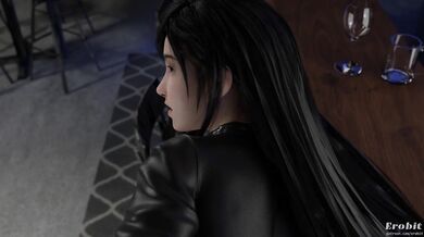 Busty Tifa Lockhart Takes It Off at the Bar in Erobit Hentai Video!