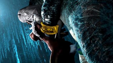 Sexy Elven Slut Gets Fucked by a Ravenous Saurus in 'Kaminakirei'