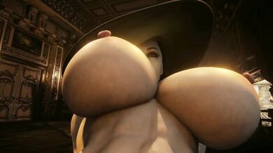 Mammoth Jugs Swaying Wildly: Lady Dimitrescu in TheDirtDen!