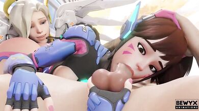 D.Va's Sexual Extravaganza: A Bewyx Experience