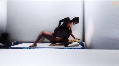 Emma's insatiable curiosity leads her to experiment with Sawira's big cock.