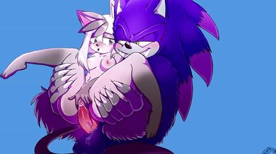 Blu3Chika and Emyko's Beachside Bunnies with Sonic the Werehog