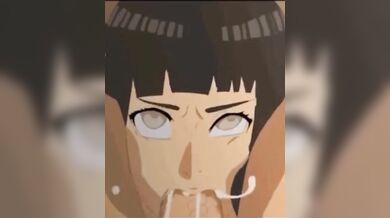 Hinata's Epic Battle with a Mystery Anime Hottie Ends in Sweet Defeat