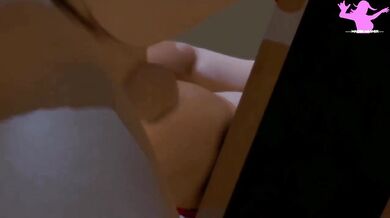 Tight Virgin's Anal Invasion on Holly Night - Tailing the Virgin