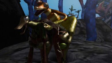 Nasty Interracial Creature Fucking in Spore