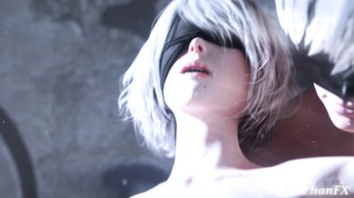 Rear-entry Love Making with 2B