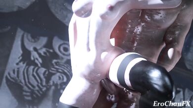 Rear-entry Love Making with 2B