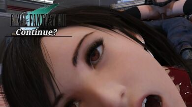 -Tifa's Anal Explosion with Cloud and Barret in Final Fantasy VII