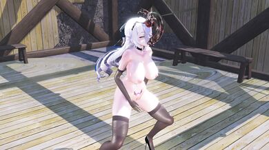 Big Tits Bronya Fucks a Bug in Goutouren
