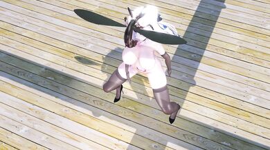 Big Tits Bronya Fucks a Bug in Goutouren