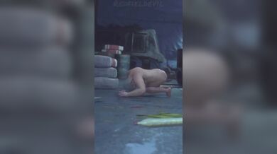 Naked Nikolai from Resident Evil 3 Remake: Leaking His Jelly on the Gooey Floor