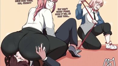 Miss Makima's Semen-Filled Drawers