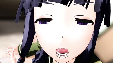 Japorn Handjob Action in 'Kitakami Kancolle' with Eng Subs on Film 13