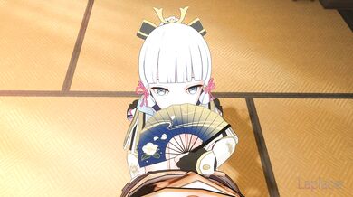 Ayaka seduces you into joining the rebellion against Laplace