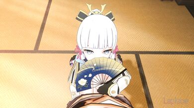 Ayaka seduces you into joining the rebellion against Laplace