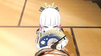 Ayaka seduces you into joining the rebellion against Laplace