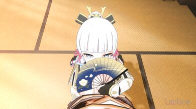 Ayaka seduces you into joining the rebellion against Laplace