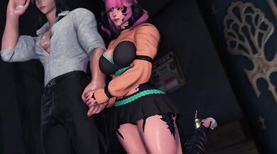 Horny Date Night Pussy Licking at Local Theater with GekoMeandering