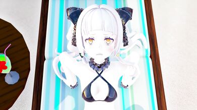 Fucking on the Beach with Purple-haired Shion in HMV Series Part 2: Deepthroat Edition