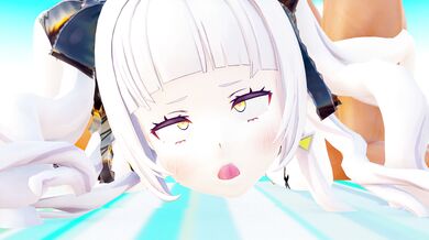 Fucking on the Beach with Purple-haired Shion in HMV Series Part 2: Deepthroat Edition