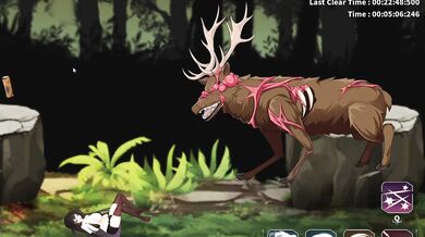 Gigantic Deer Fucks Sena's Wet Pussy in Project SENA