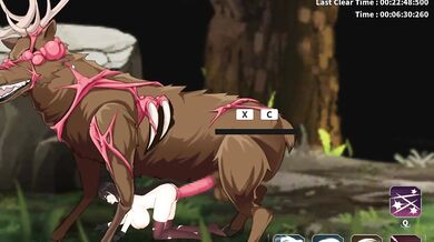 Gigantic Deer Fucks Sena's Wet Pussy in Project SENA