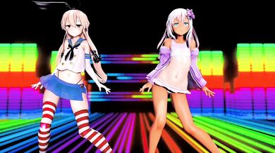 Ghost Fucking: Shimakaze & Ro500's Wild Ride [MMD R18]