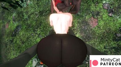 Chiori's Cum-drenched Tounge Fest with Hilichurl [Genshin Impact]