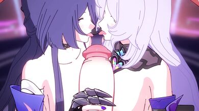 Two-Handed Wank Fest in Ultra HD: Acheron and Black Swan Pleasure Each Other