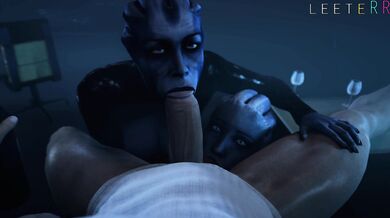Beneath Benezia's robe: a wet and willing duty