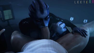 Beneath Benezia's robe: a wet and willing duty