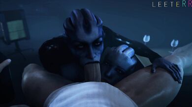 Beneath Benezia's robe: a wet and willing duty