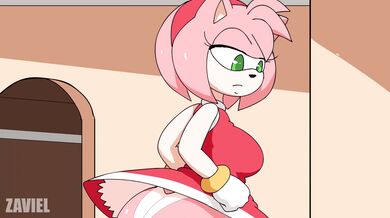 Amy's Ass Explodes with Size