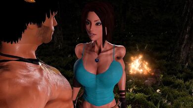 Fucking Lara Croft's Ass and Tits in Saga of the Hentai World